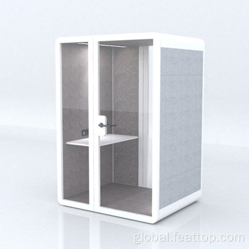 High-end Minimalist Office Combination High-End Minimalist Design Privacy Glass Office Soundproof Supplier